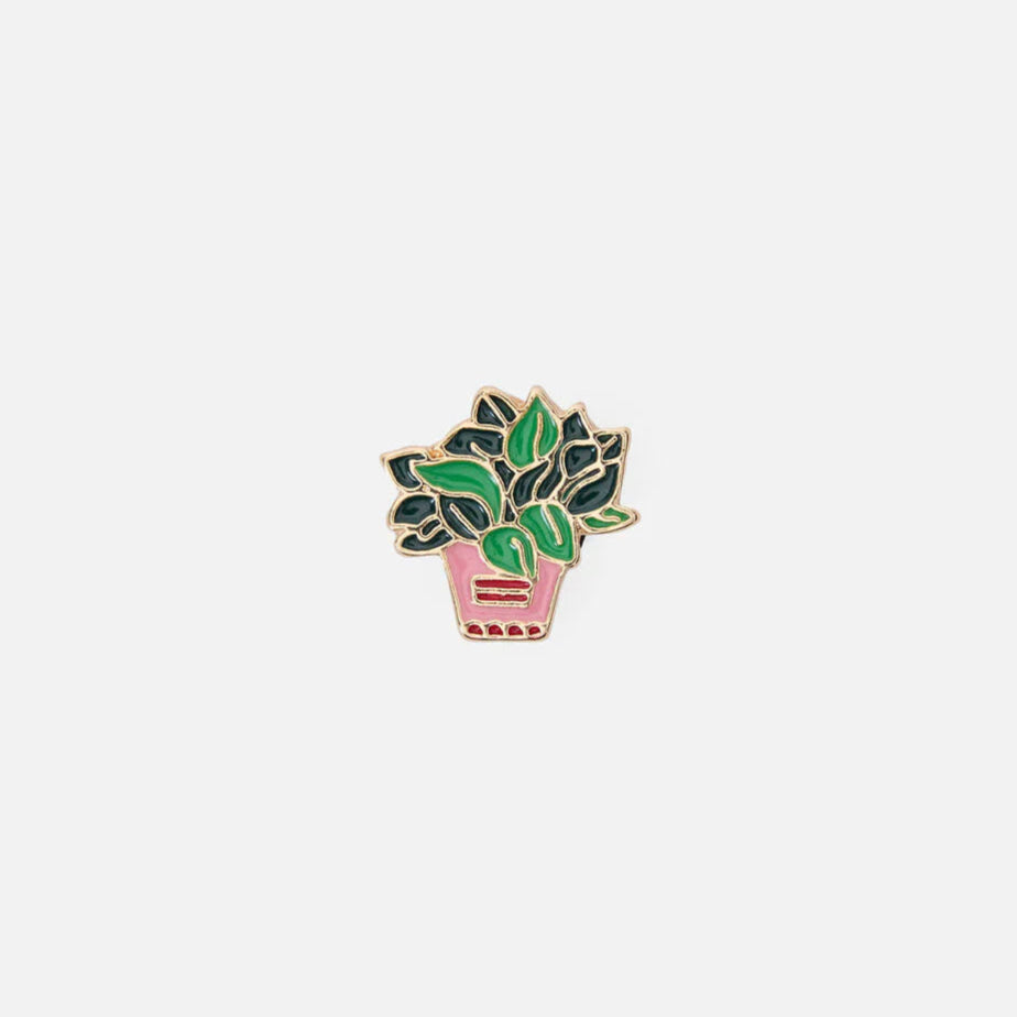 Leafy Pot Plant Pin