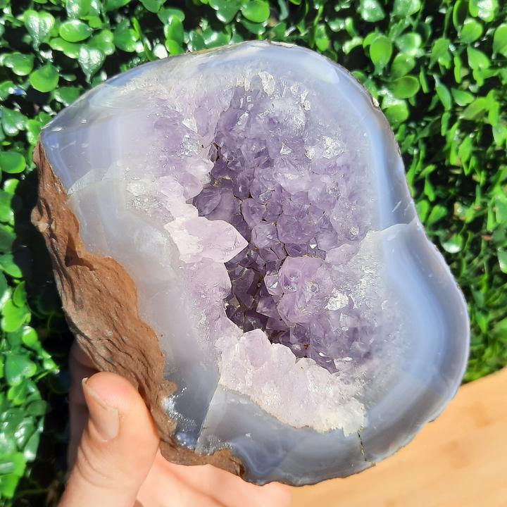 Amethyst Agate Geode
